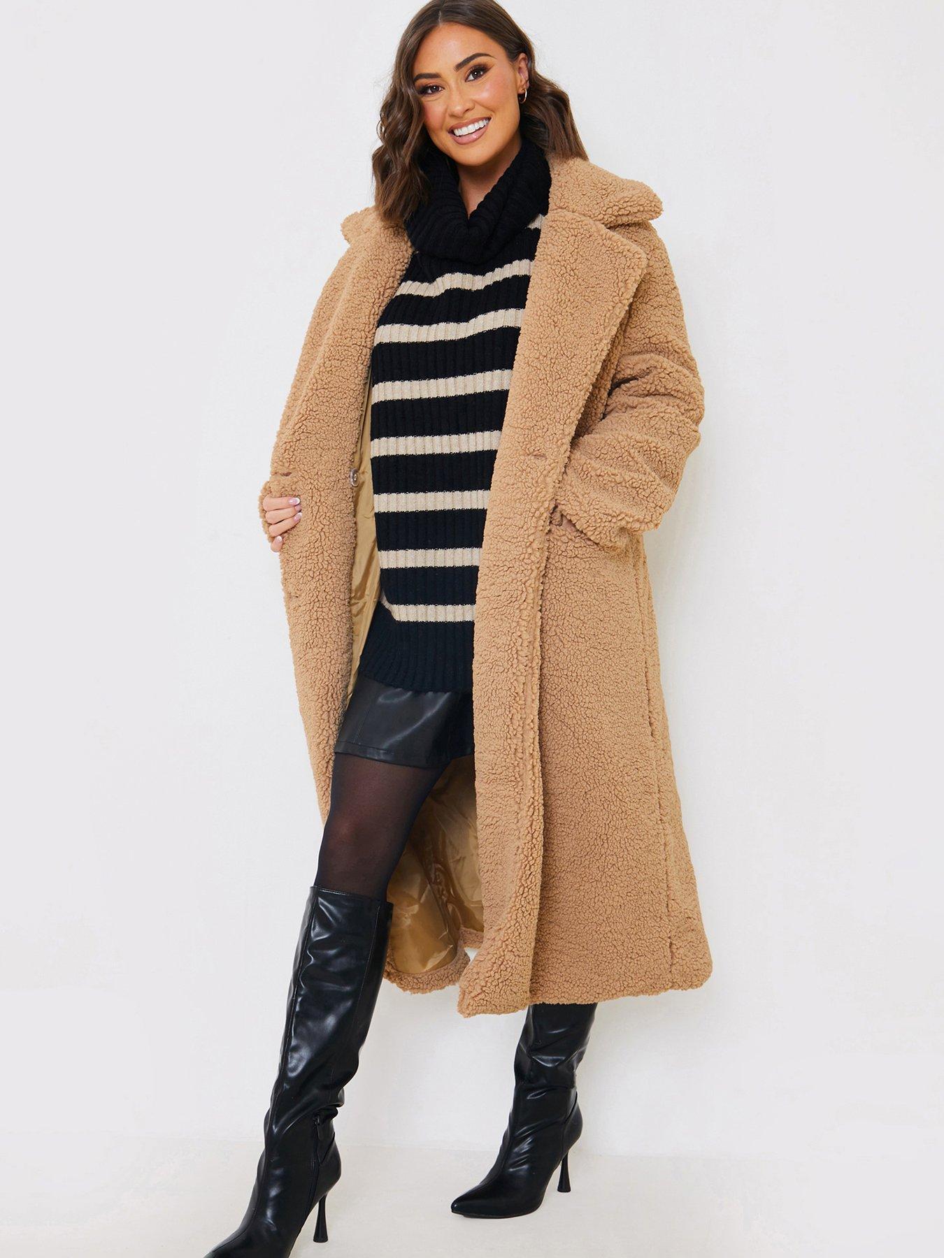 Mocha teddy outlet coat