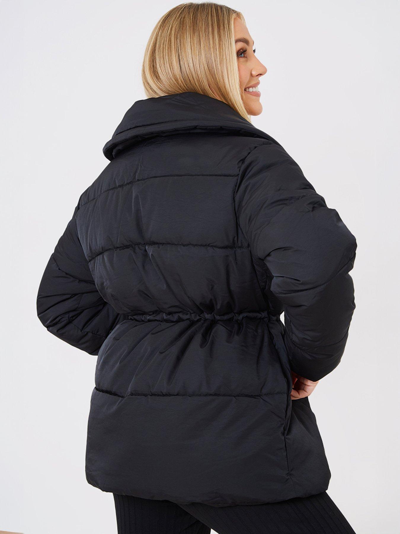 in-the-style-jac-jossa-short-padded-drawstring-coat-blackstillFront