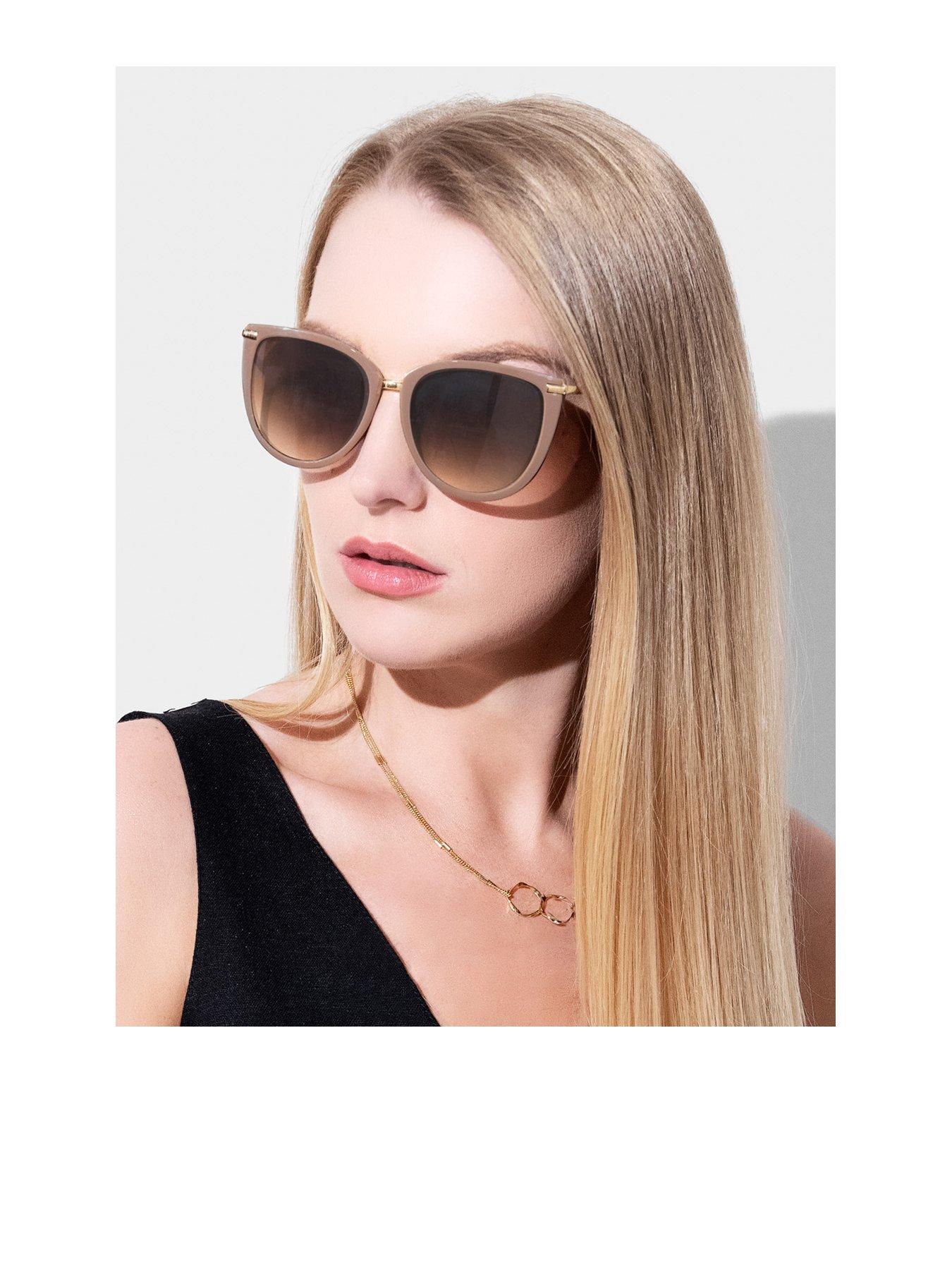 Image 1 of 5 of Katie Loxton Round Sunglasses - Pink