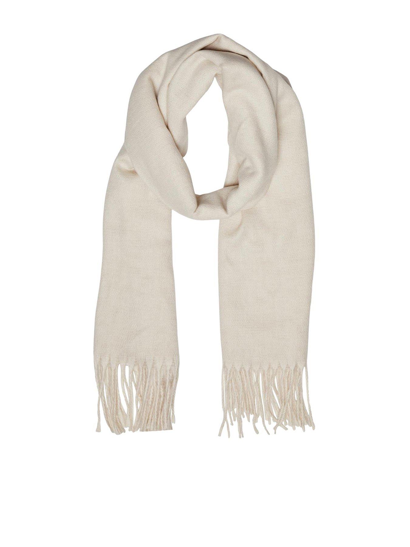 Cream scarf discount