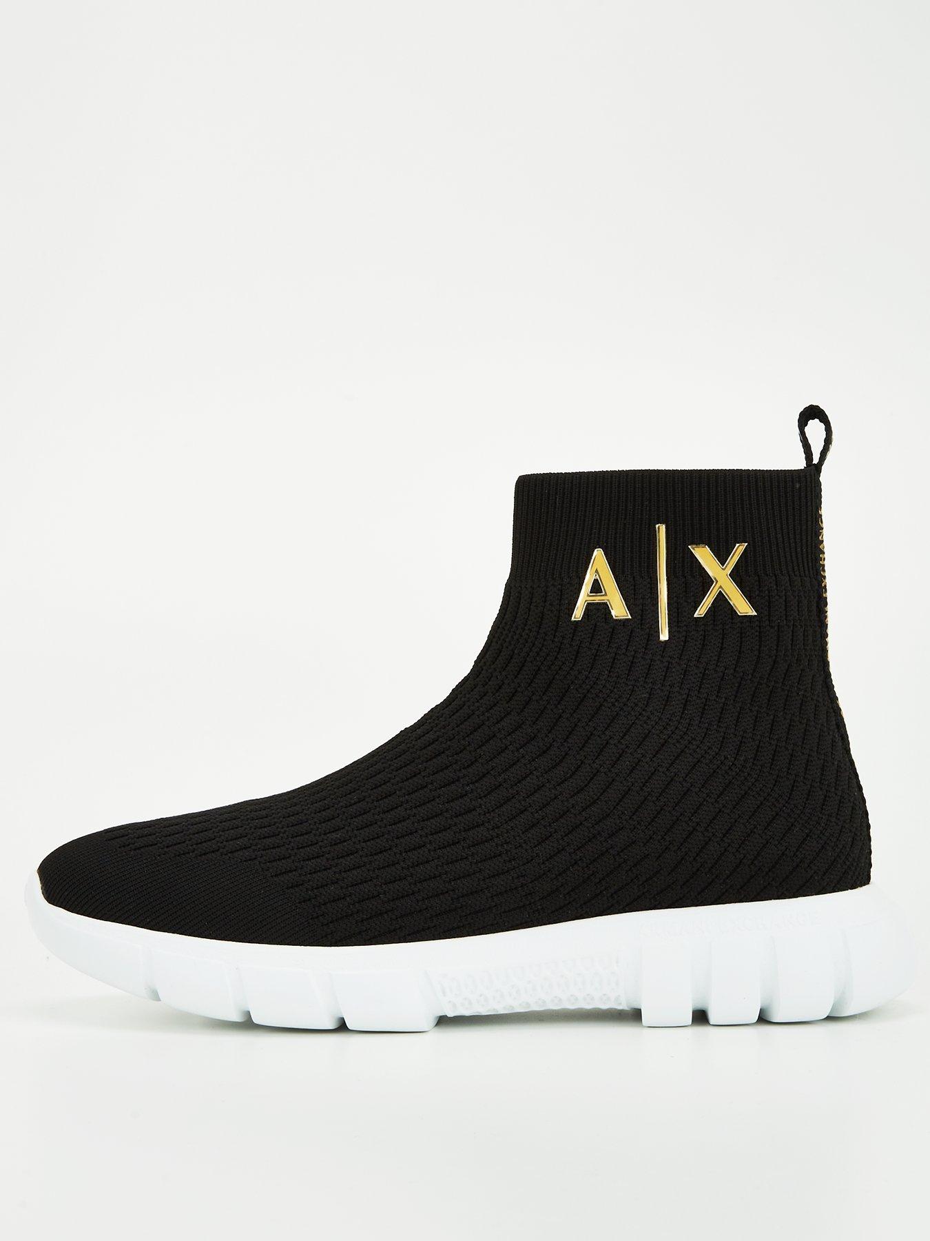 Armani Exchange Chunky Sole Trainers Black Very Ireland