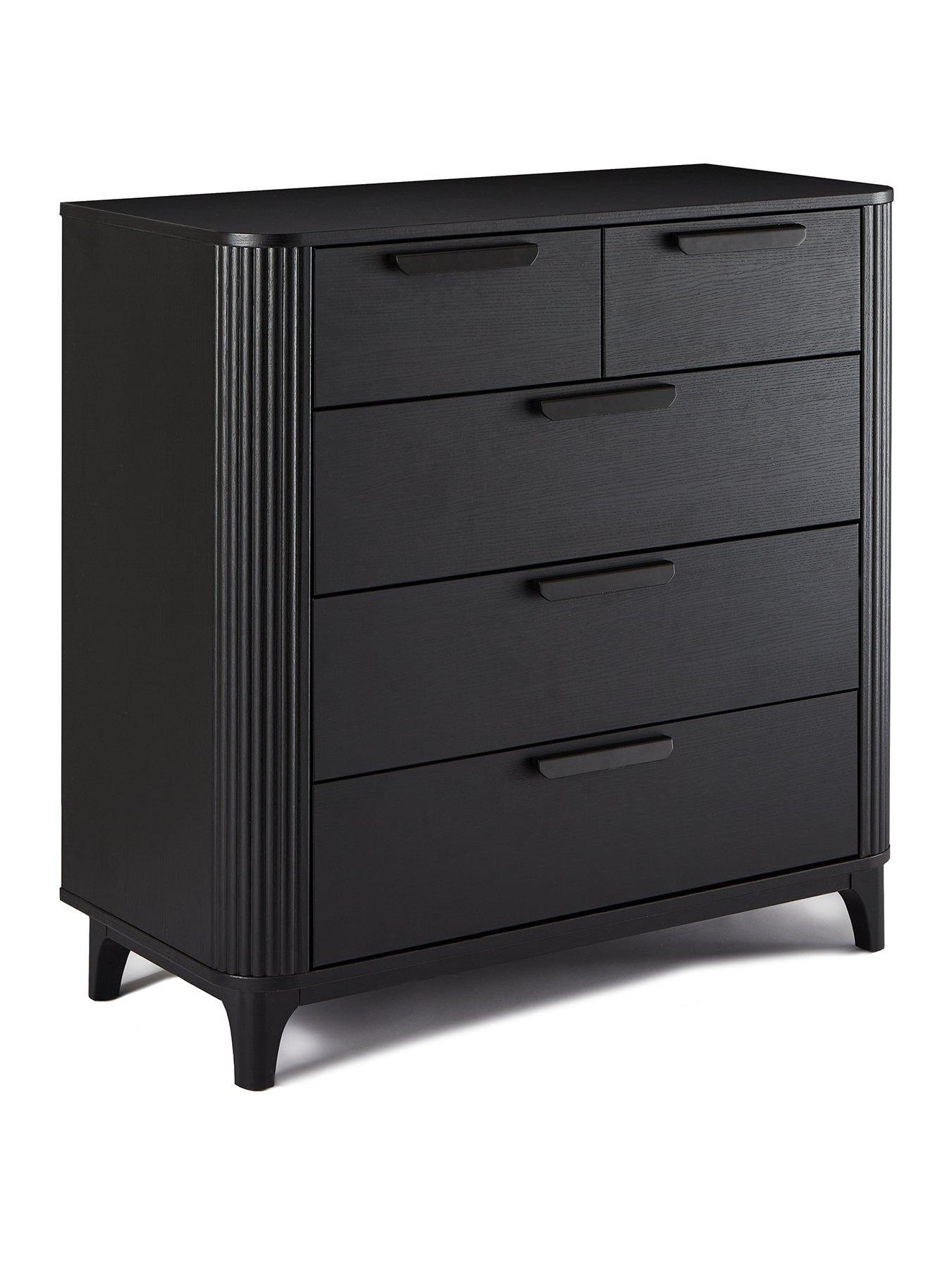 very-home-carina-2-3-drawer-chest-blackback