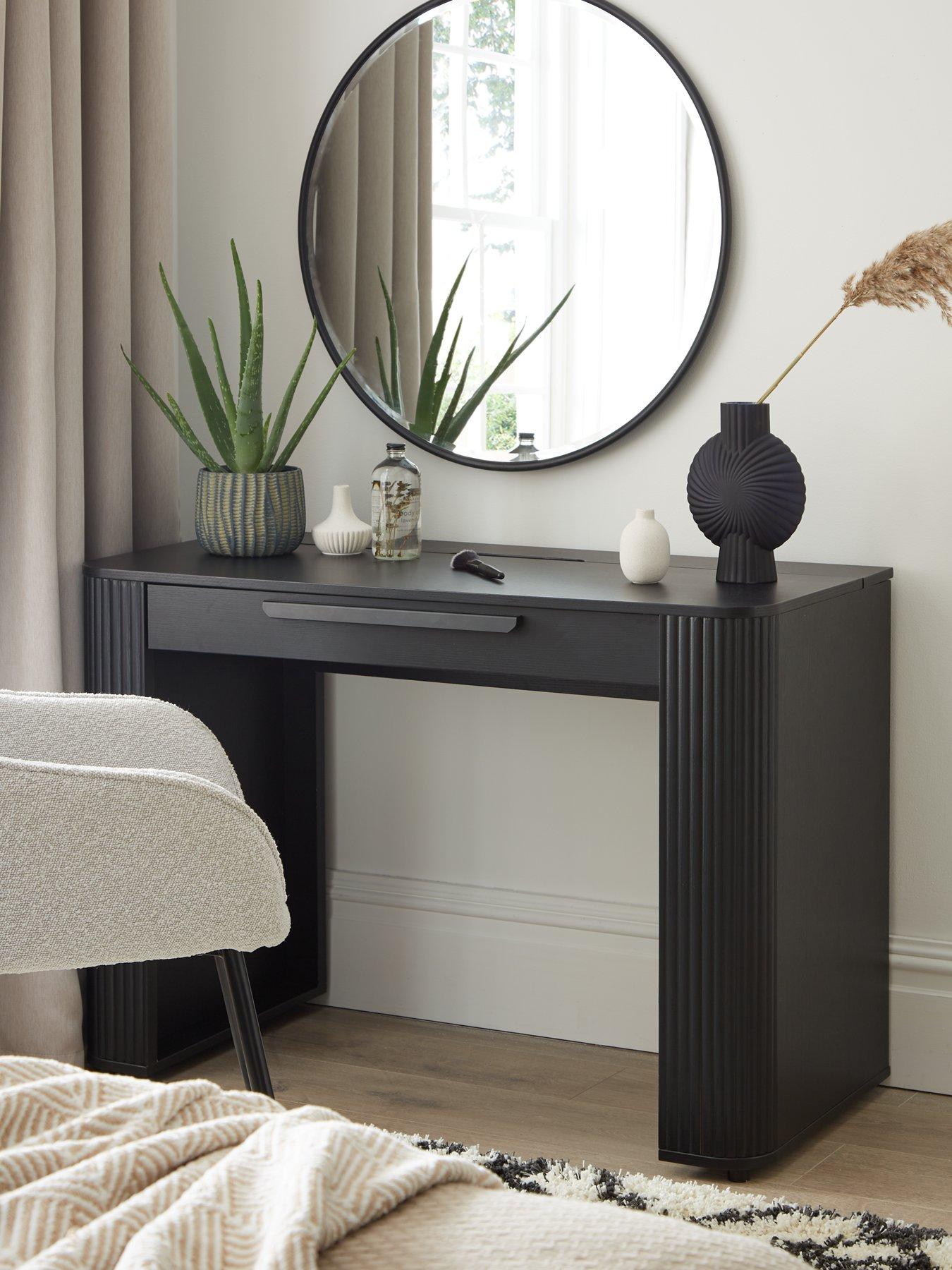 Image 1 of 7 of The Very Collection Carina Dressing Table - Black - FSC&reg; Certified