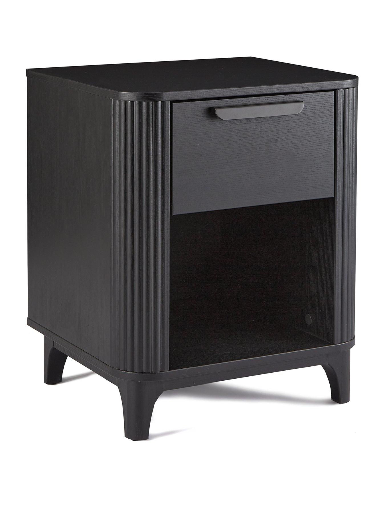 very-home-carina-1-drawer-bedside-chest-blackback