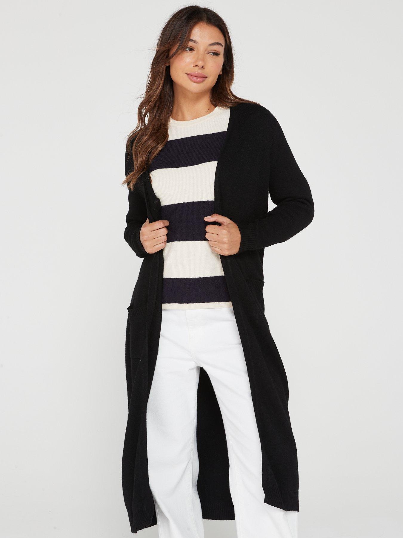 Mesh black cardigan sales