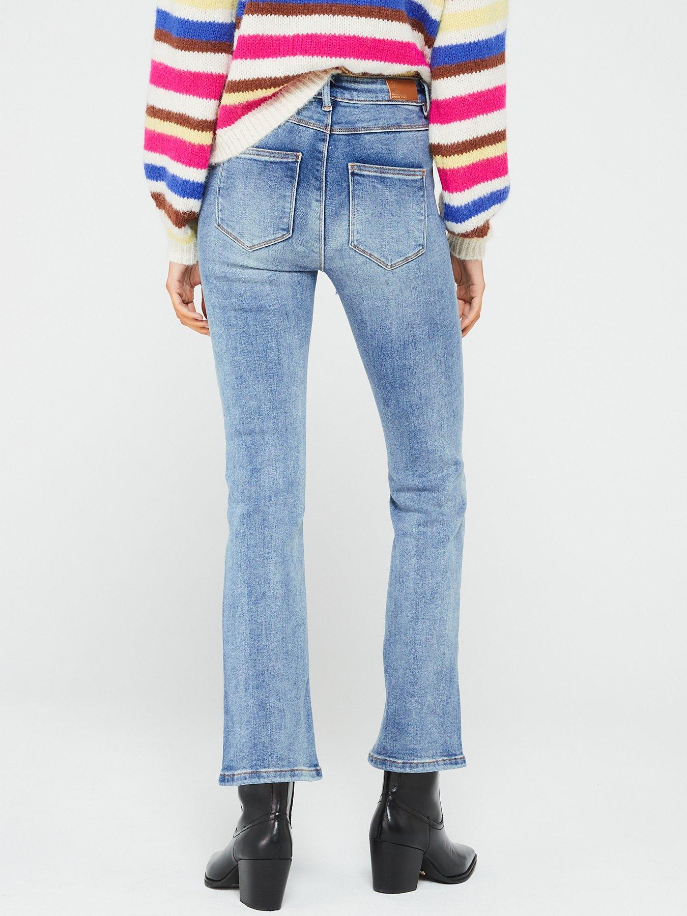 only-mila-high-waist-flared-jeans-bluestillFront