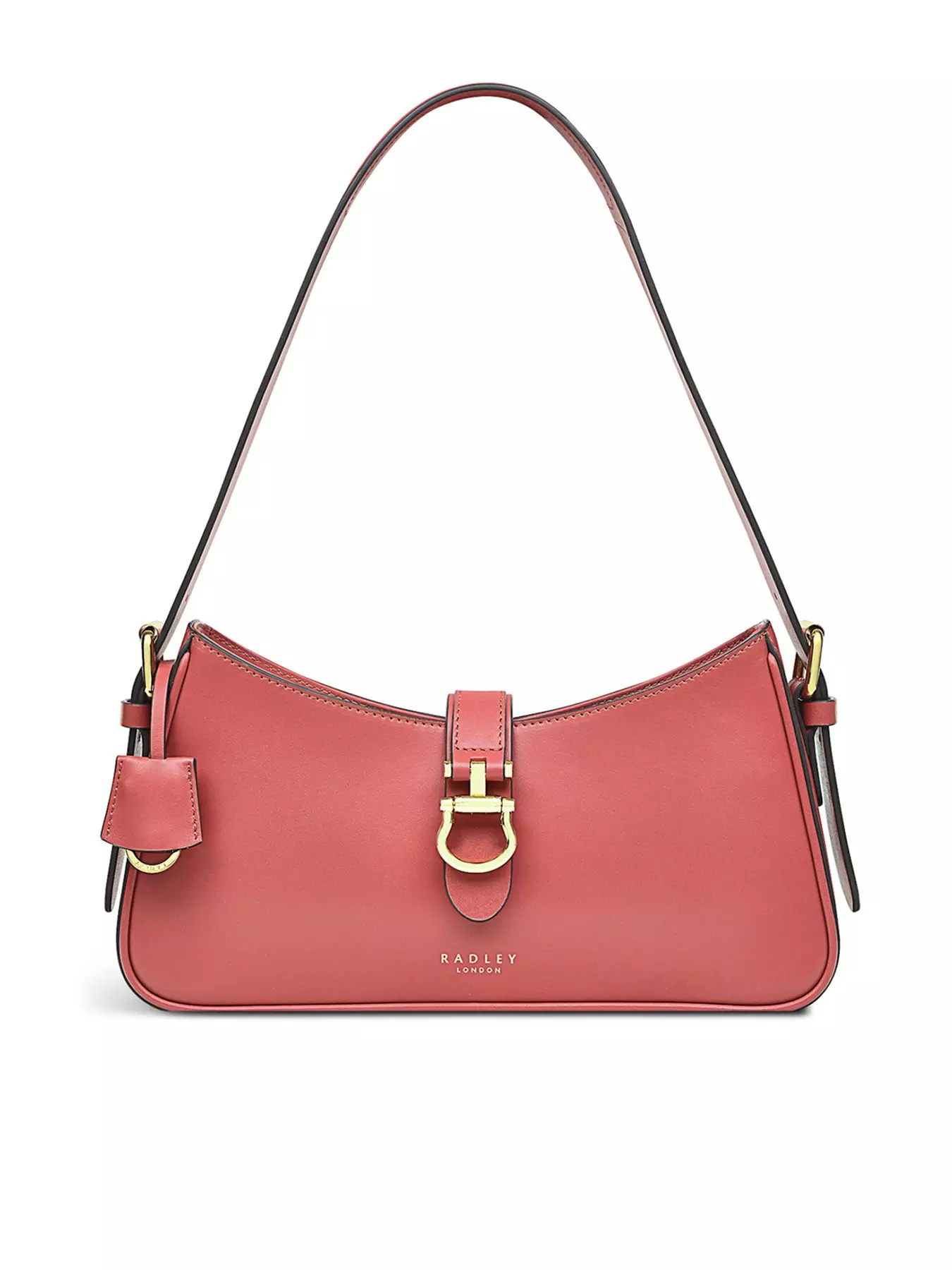 LINDEN 32 shoulder bag in bright red calfskin leather