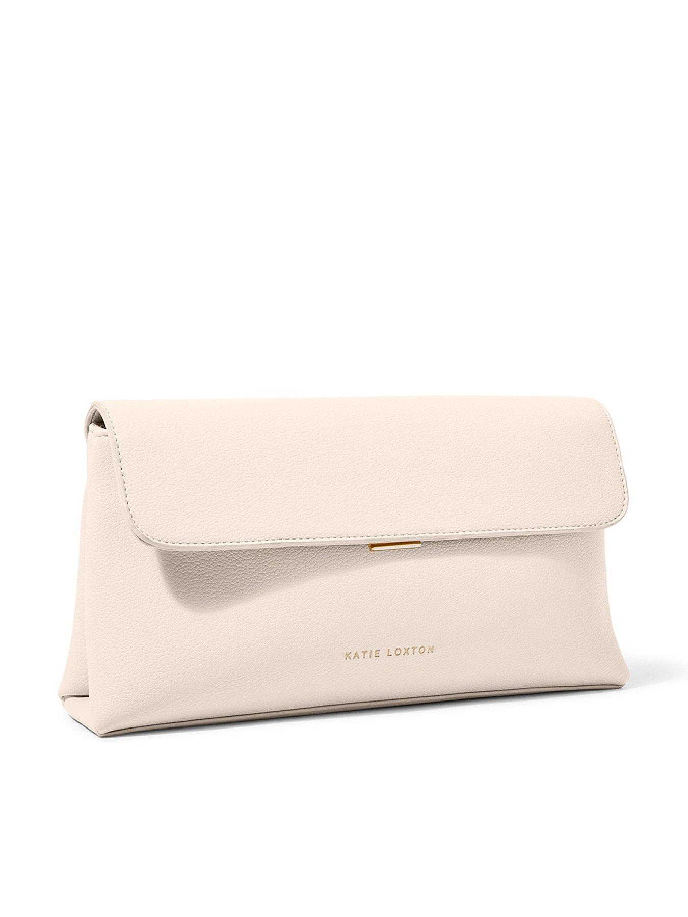 Katie Loxton Bamboo Clutch Bag - Eggshell | Very Ireland