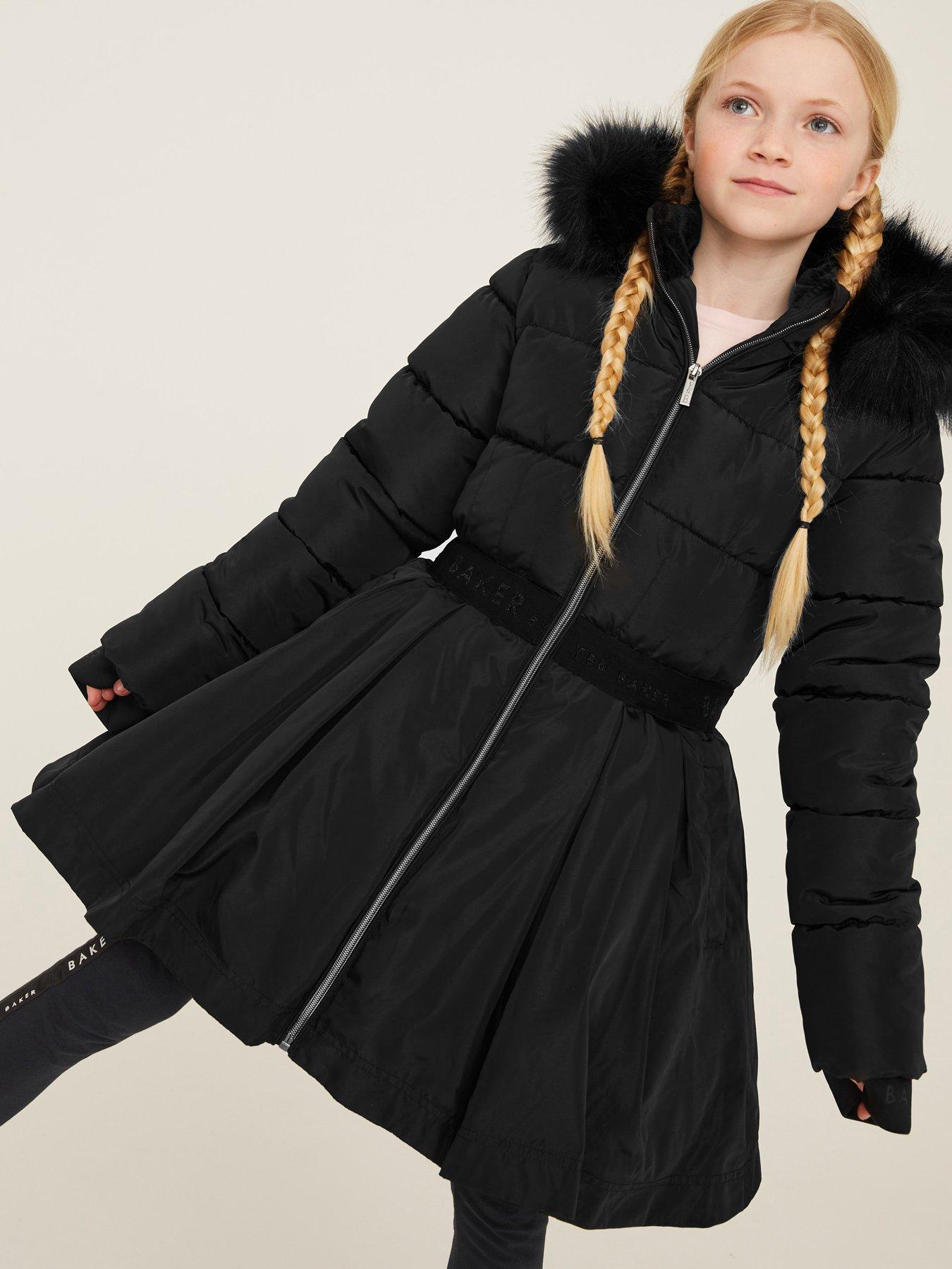 Ted baker coat on sale black