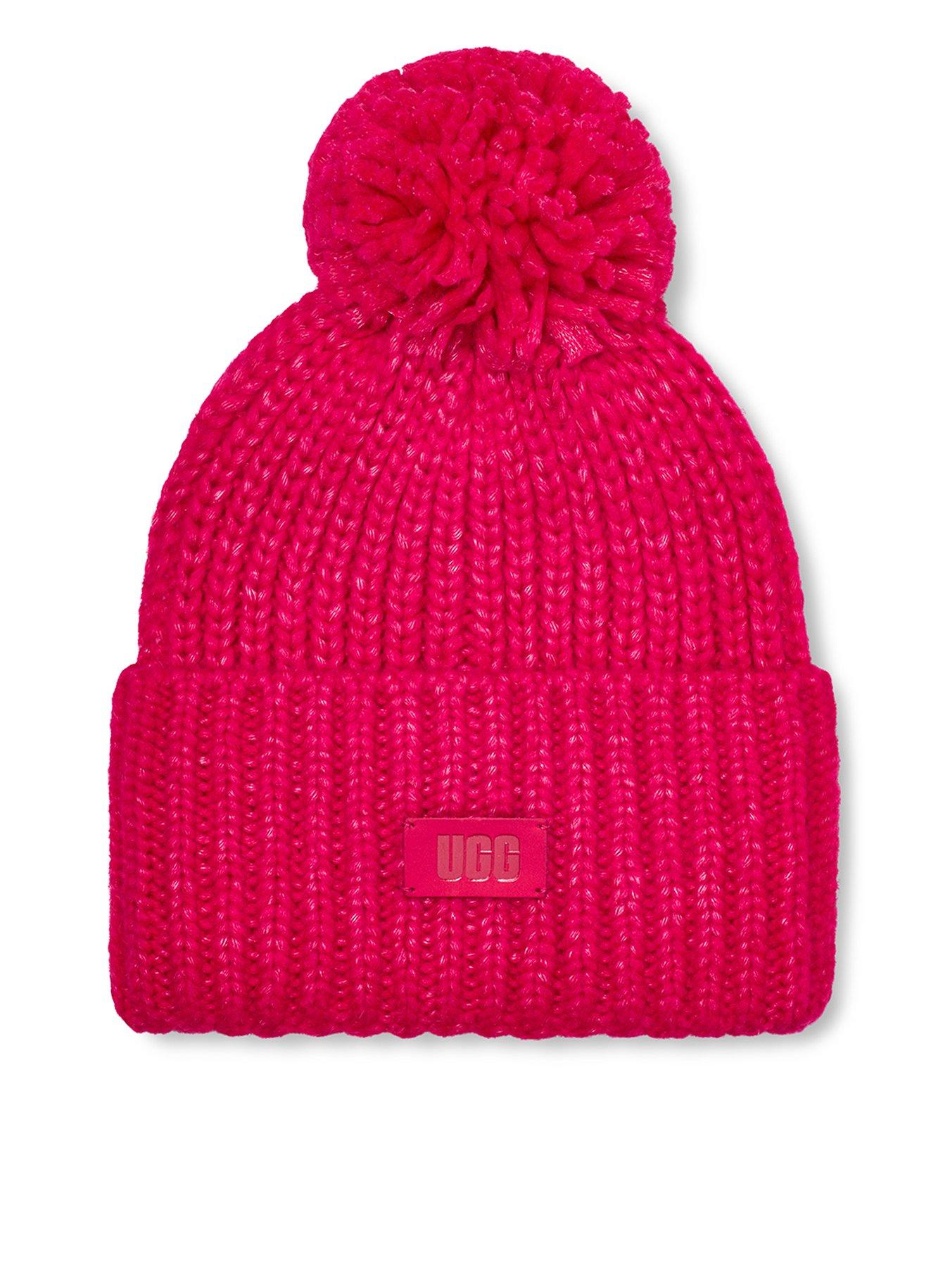 ugg-airy-childnbspknit-chunky-pom-cuff-hat