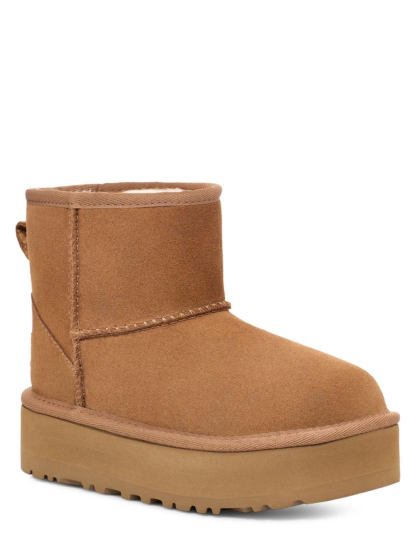 Image 2 of 6 of UGG Kids Classic Mini Platform Classic Boot - Chestnut