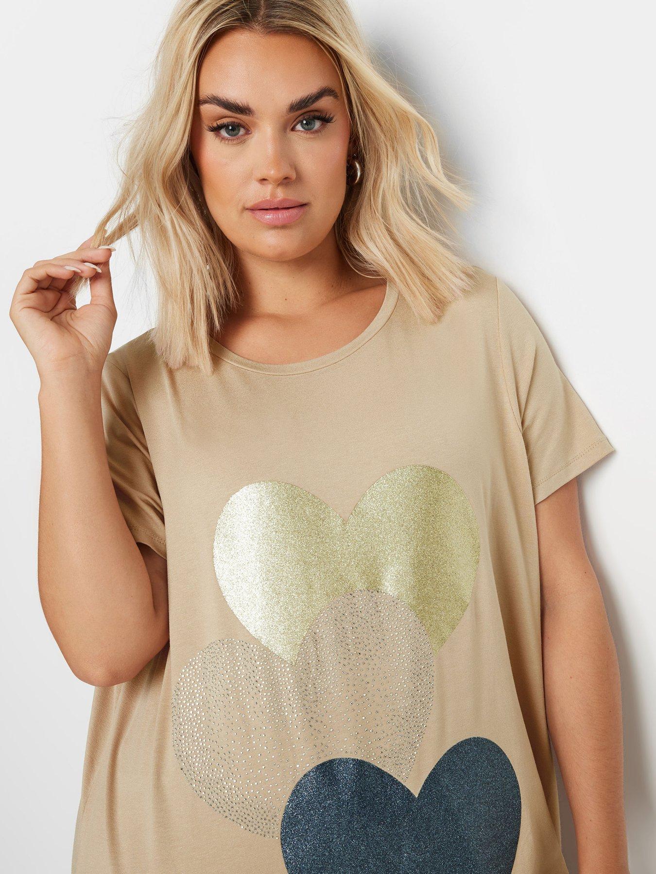 yours-embellished-and-foil-glitter-printed-t-shirt-naturaloutfit