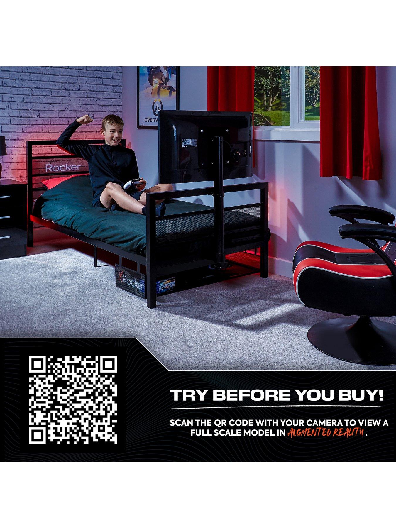 Image 6 of 7 of X Rocker Base Camp Vesa Mount TV Gaming&nbsp;Bed