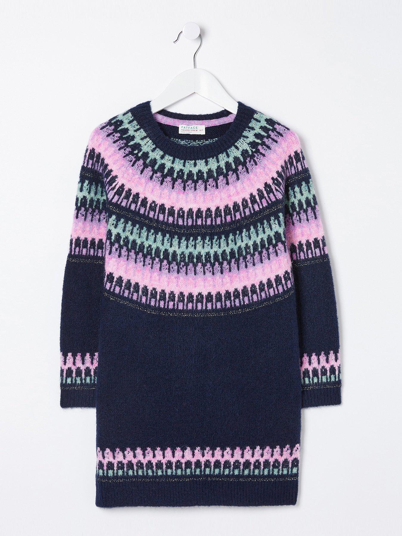 Girls fairisle outlet jumper