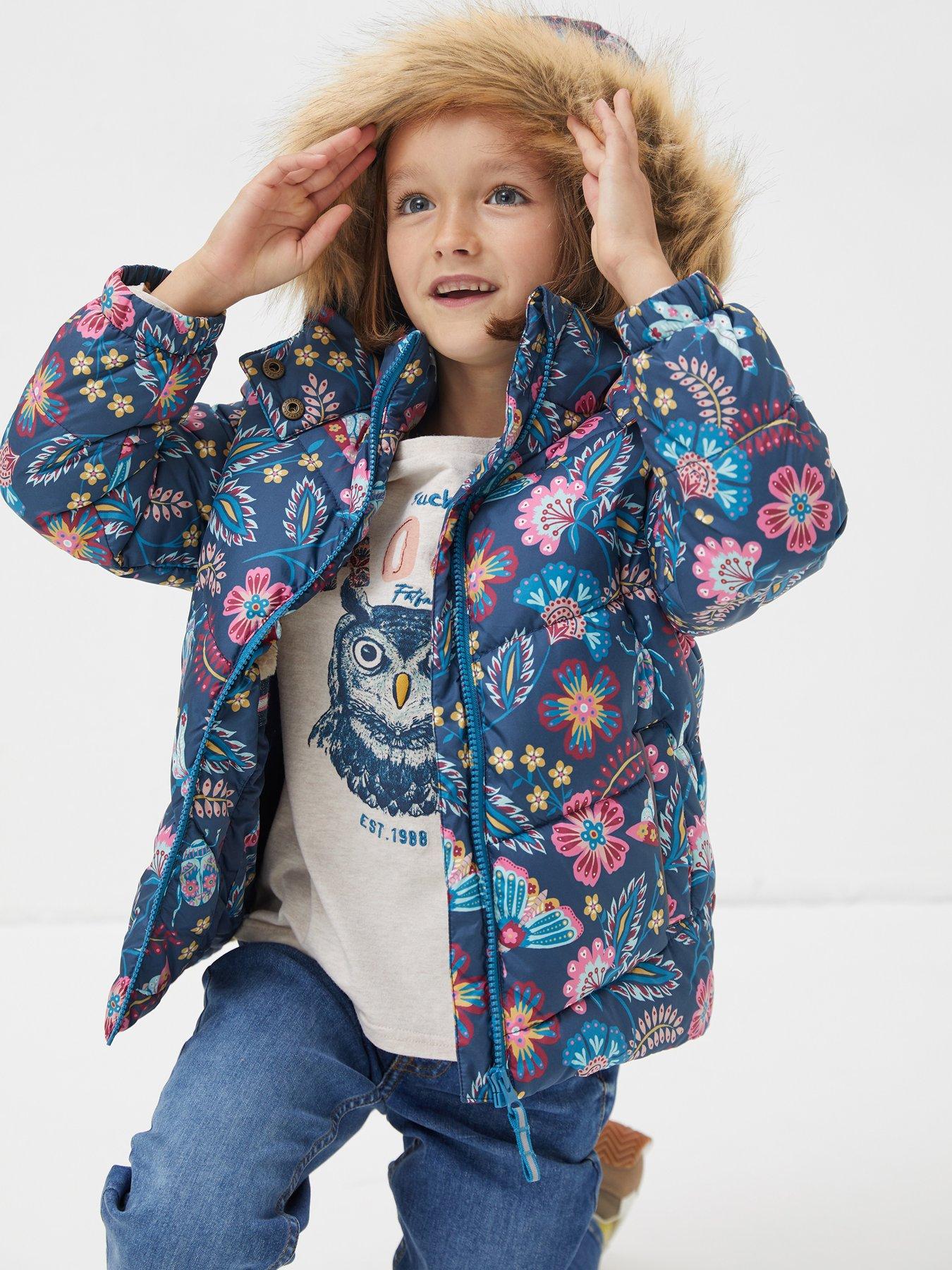 Girls Elsie Padded Jacket Navy
