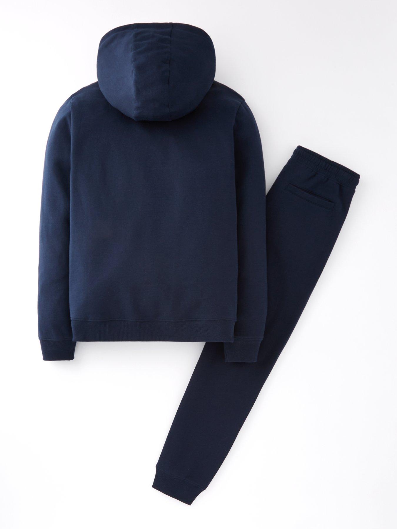 Image 2 of 4 of The Very Collection Boys Navy Hoodie And Jogger Basic Set