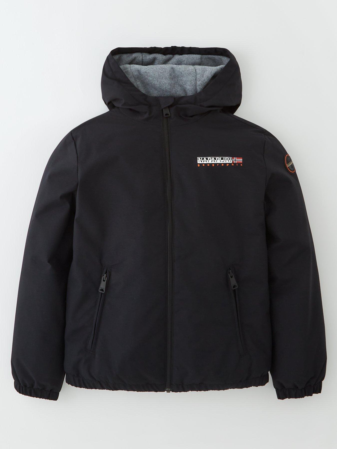 Image 1 of 4 of NAPAPIJRI A-Scott Layered Down Jacket - Black