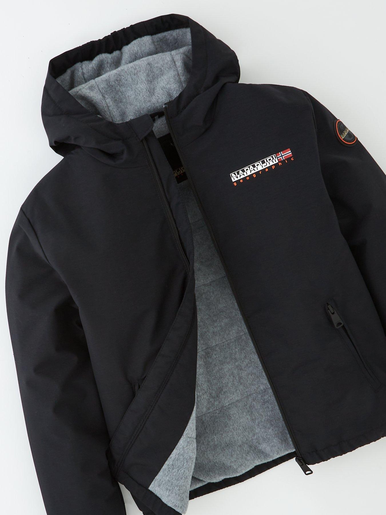 Image 3 of 4 of NAPAPIJRI A-Scott Layered Down Jacket - Black