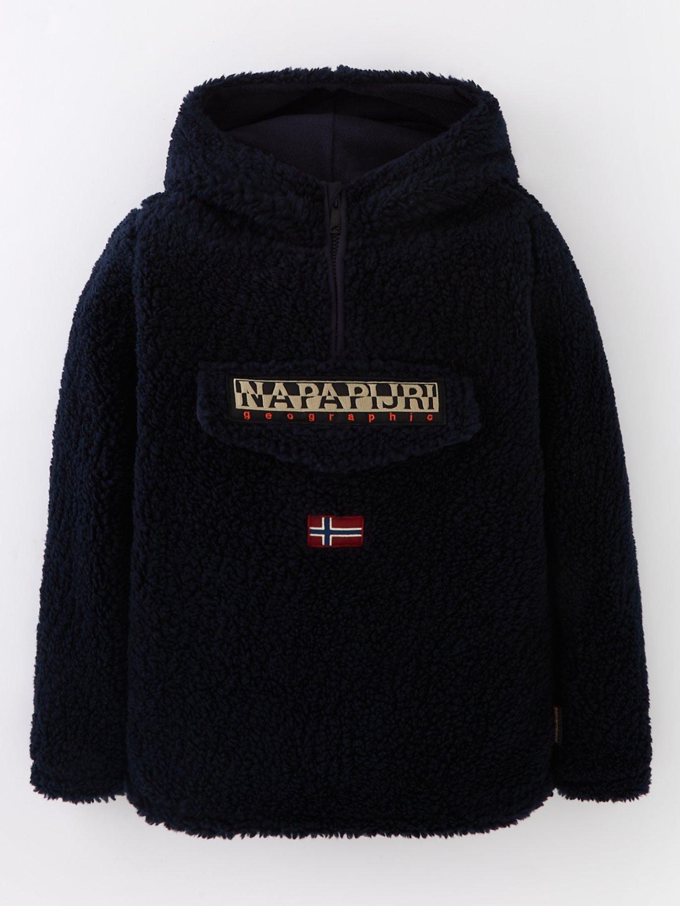 Napapijri burgee fleece store hoodie junior