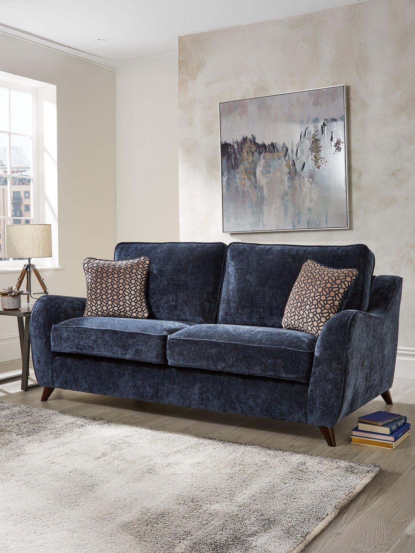 very-home-verity-3-seater-fabric-sofafront