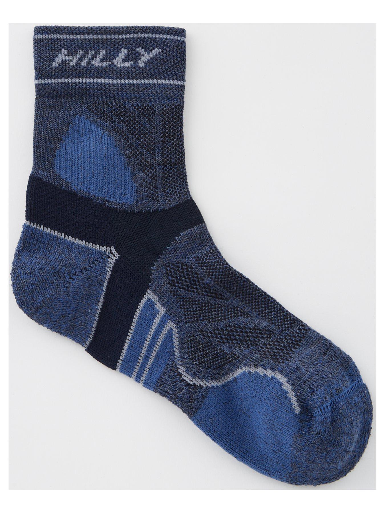 Hilly Men's Hilly Maximum Comfort Trail Anklet Sock - Navy