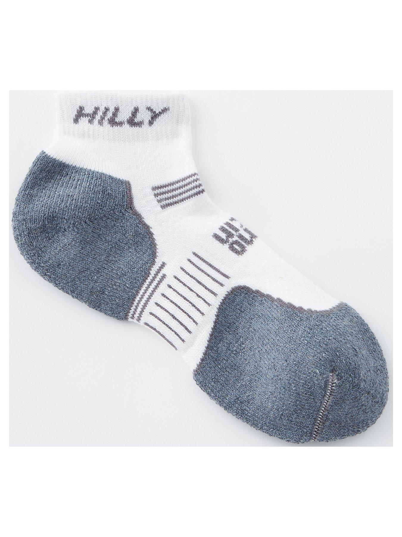 Image of Hilly Men's Hilly Supreme Quarter Running Sock - White