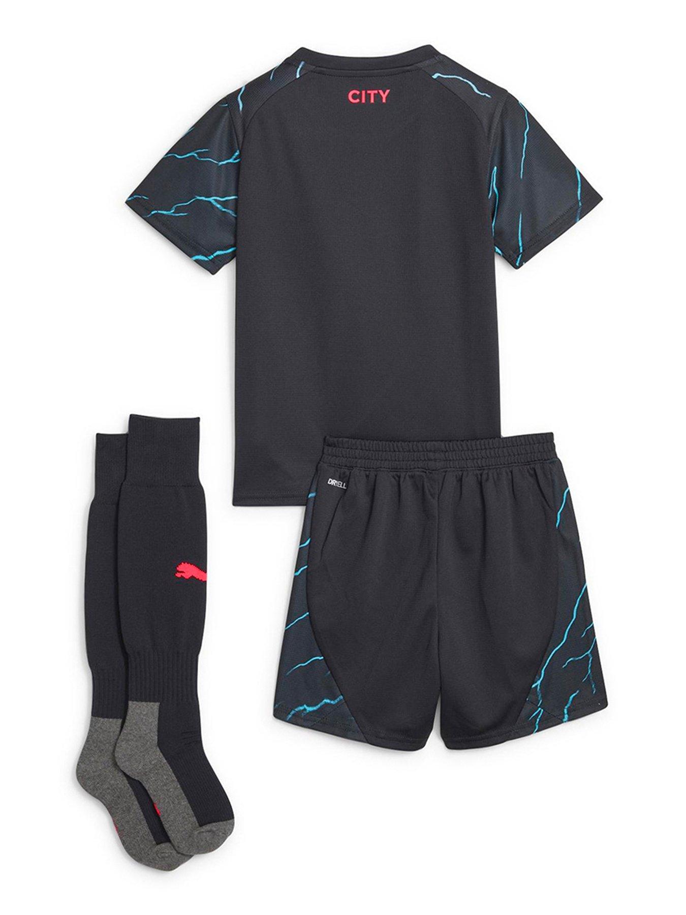 Man city third cheap kit shorts junior