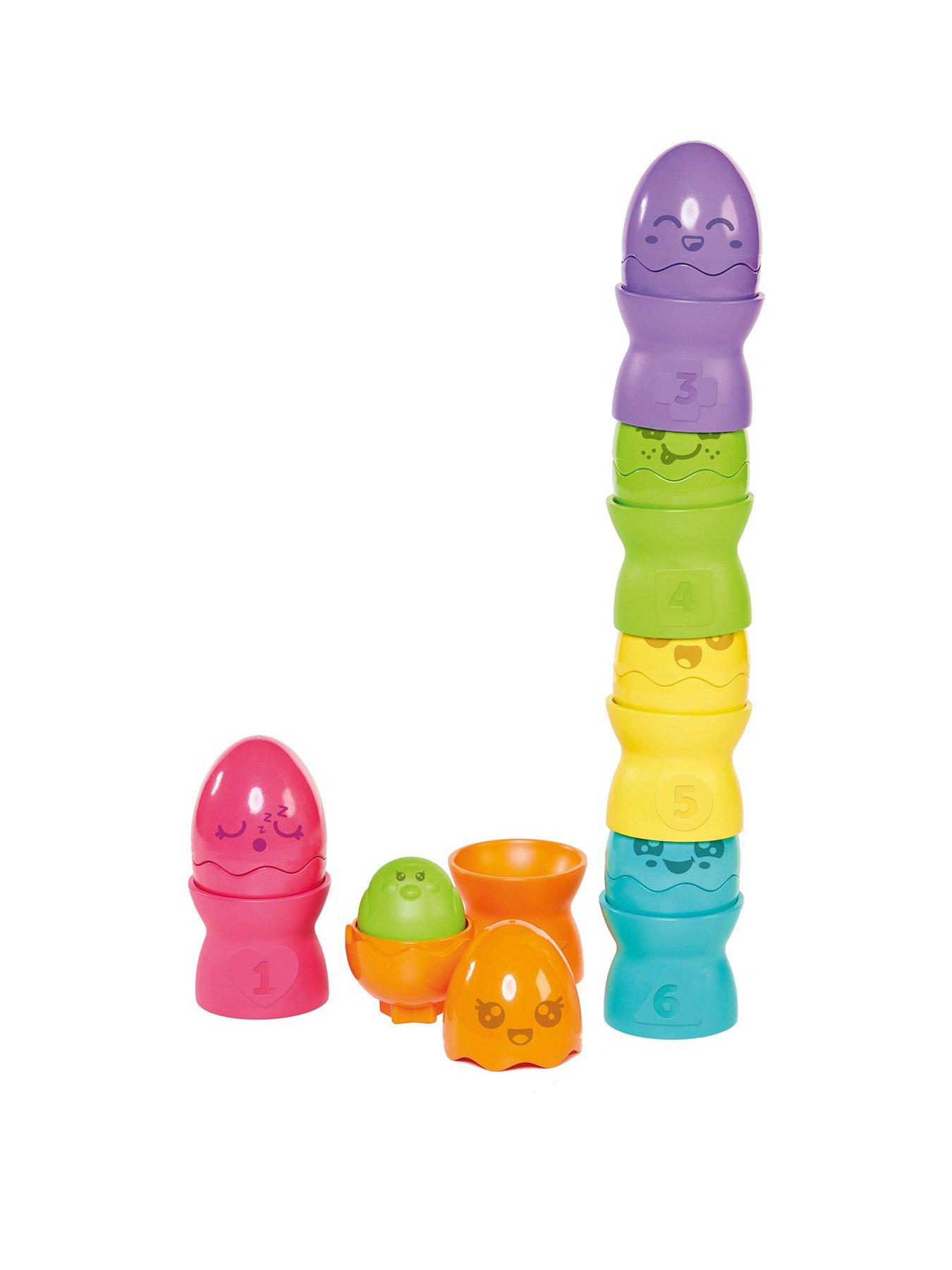 Tomy Hide  &  Squeak Egg Stackers Refresh