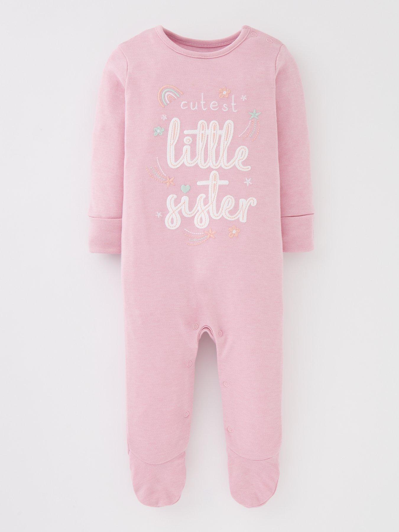 Baby hot sale sister sleepsuit