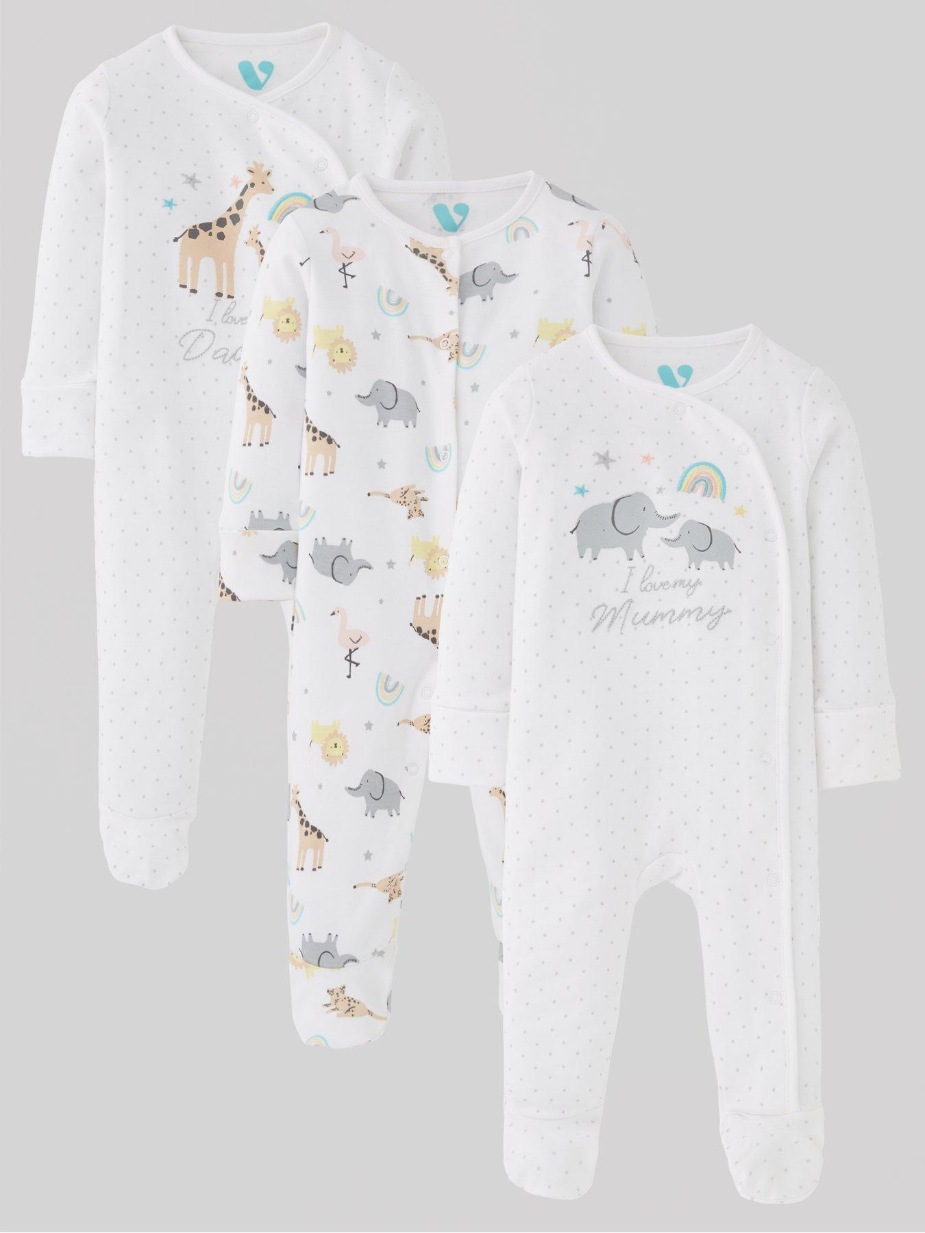 Gender clearance neutral sleepsuits