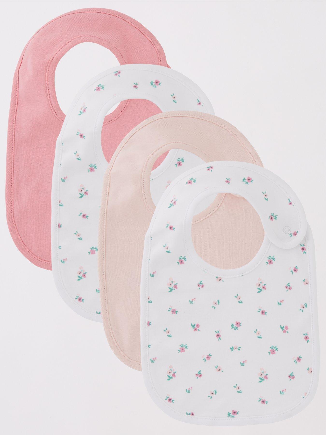 Image 1 of 4 of Everyday Baby Girls 4 Pack Bib - Pink