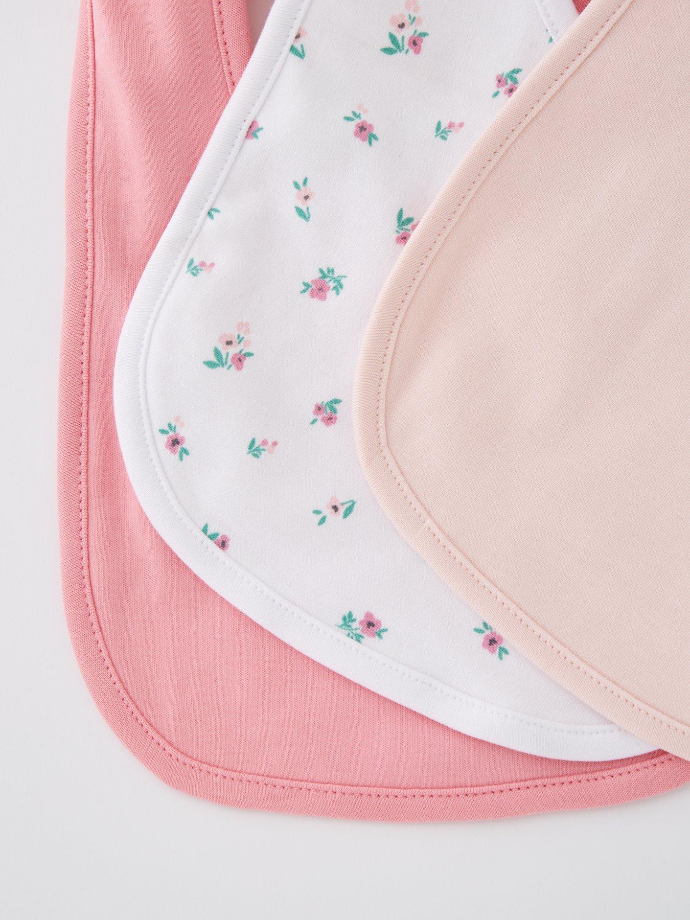 Image 4 of 4 of Everyday Baby Girls 4 Pack Bib - Pink