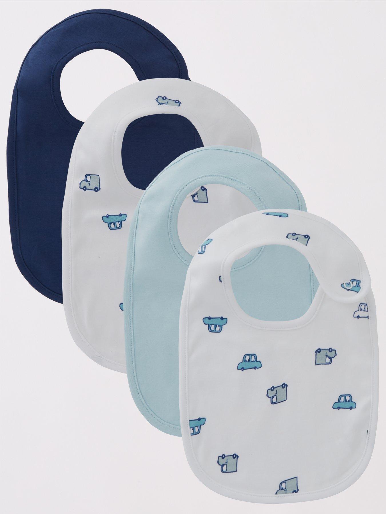 Image 1 of 5 of Everyday Baby&nbsp;Boys Bib&nbsp;4 Pack - Blue