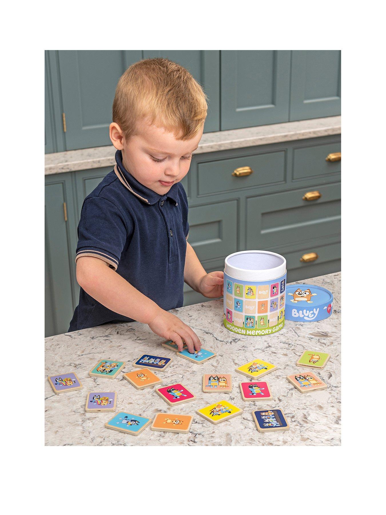 Image 1 of 6 of Bluey Bluey Dominoes and Memory Game