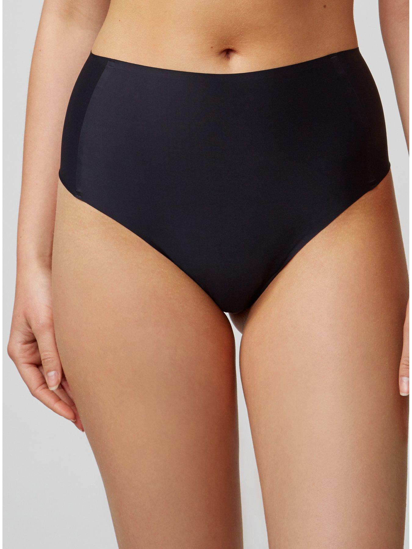 boux-avenue-bonded-microfibre-thong-black