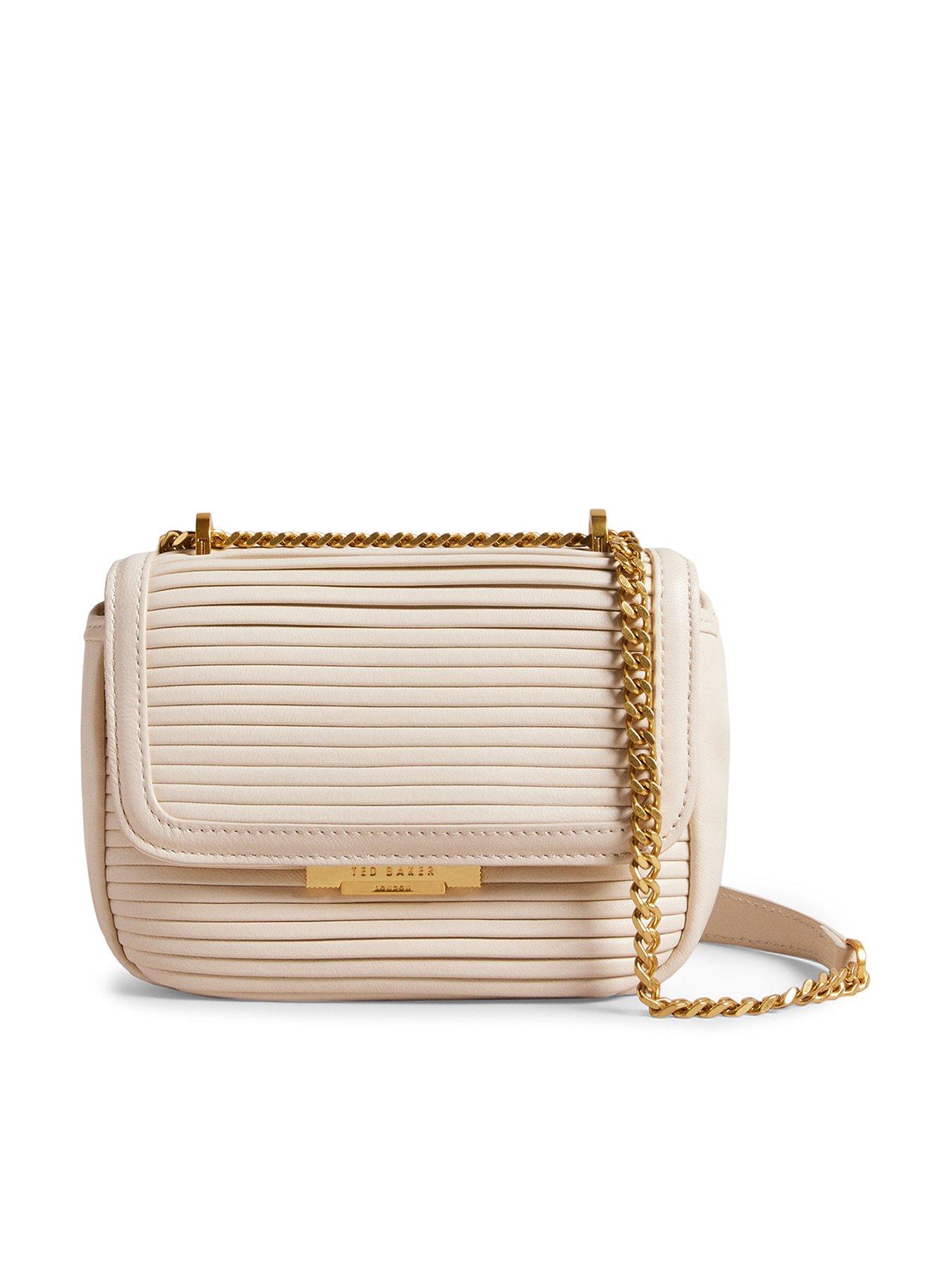 Ted Baker Crosshatch Cross Body Bag With Rose Gold Chain, $156