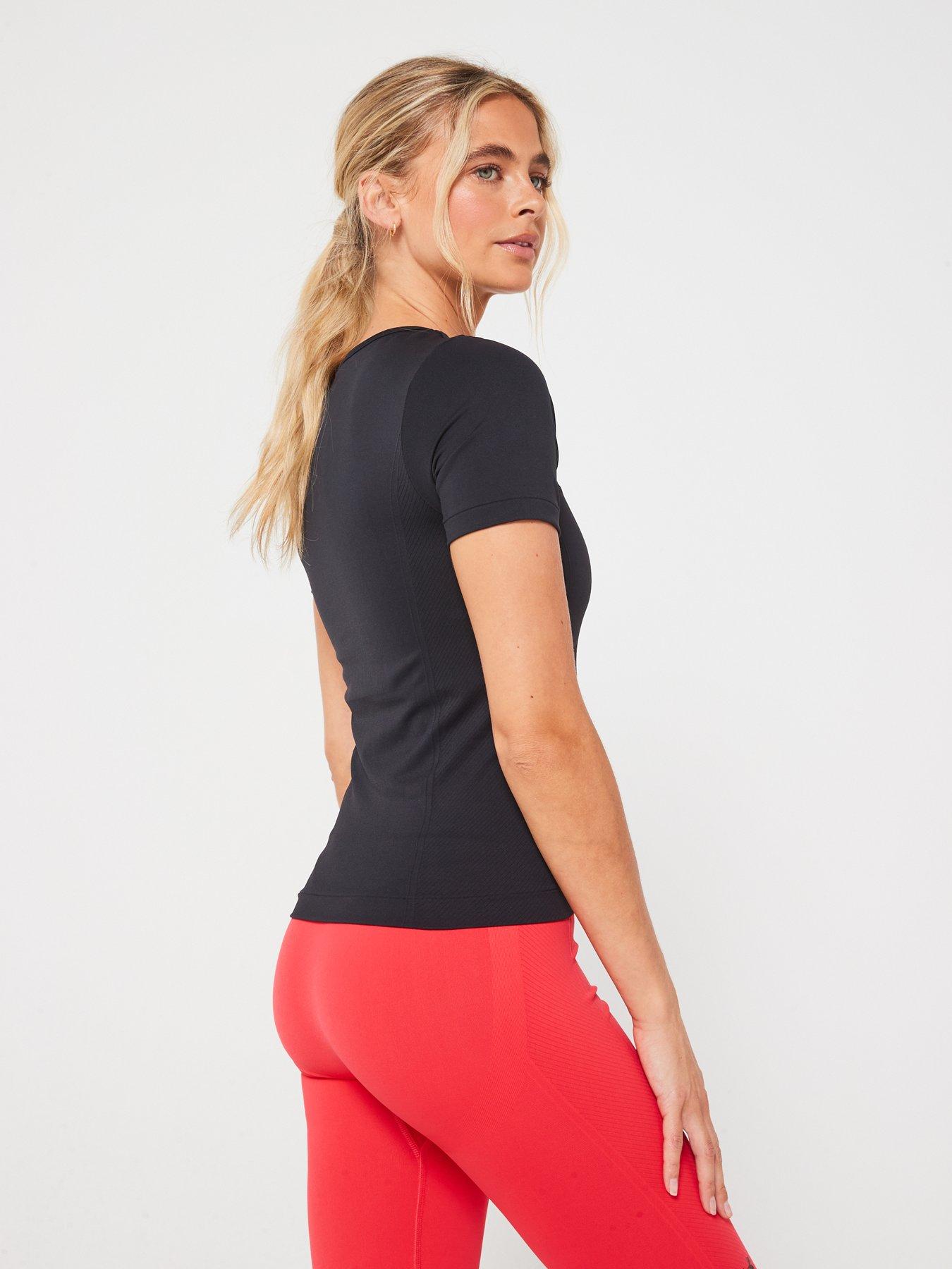 Image 2 of 4 of UNDER ARMOUR Women's Training Seamless Top - Black/White