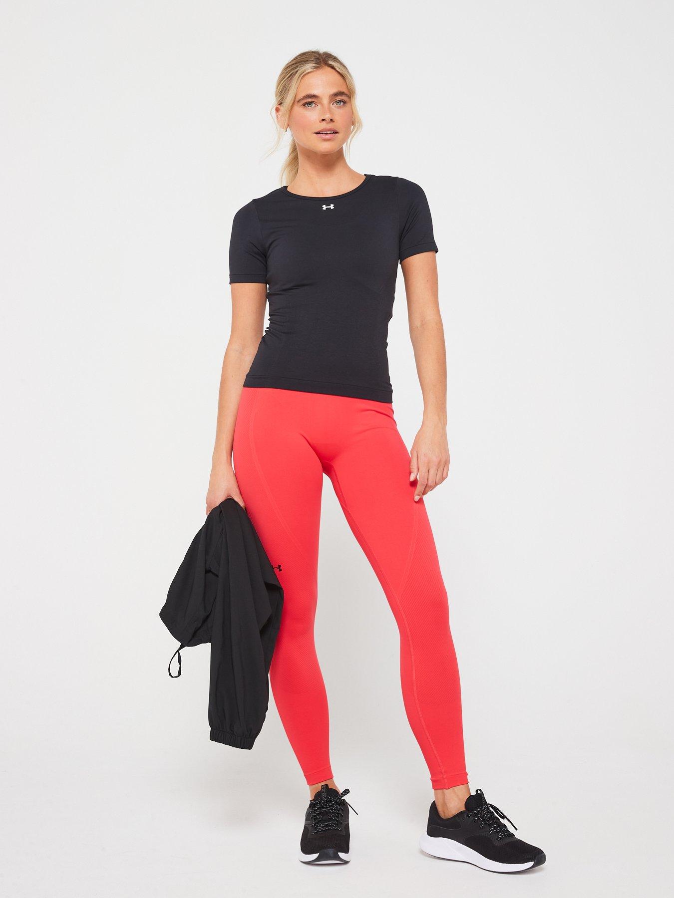 Image 3 of 4 of UNDER ARMOUR Women's Training Seamless Top - Black/White