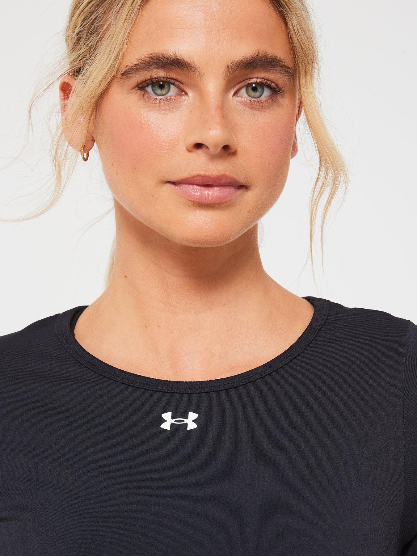 Image 4 of 4 of UNDER ARMOUR Women's Training Seamless Top - Black/White