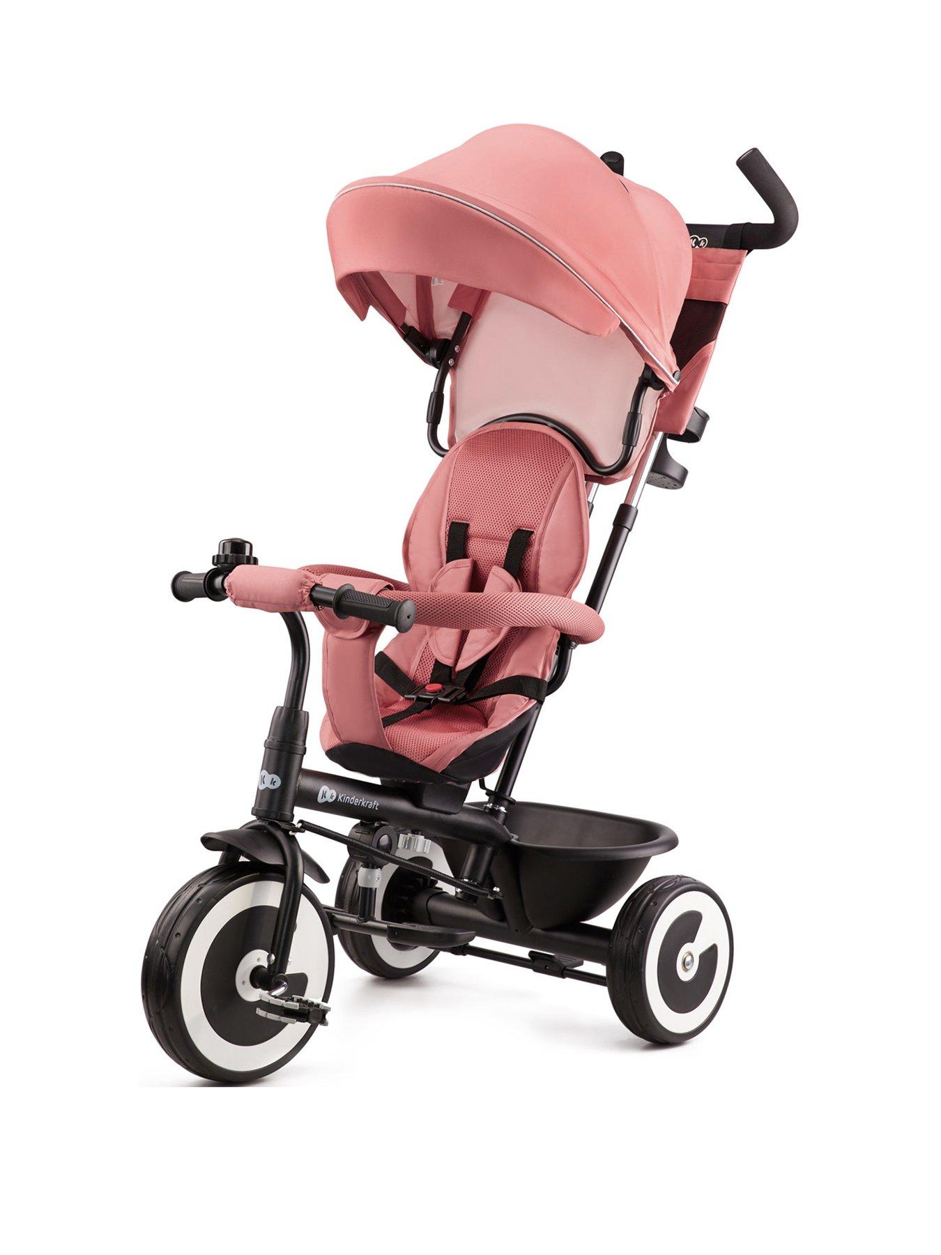 kinderkraft-aston-tricycle-rose-pinkfront