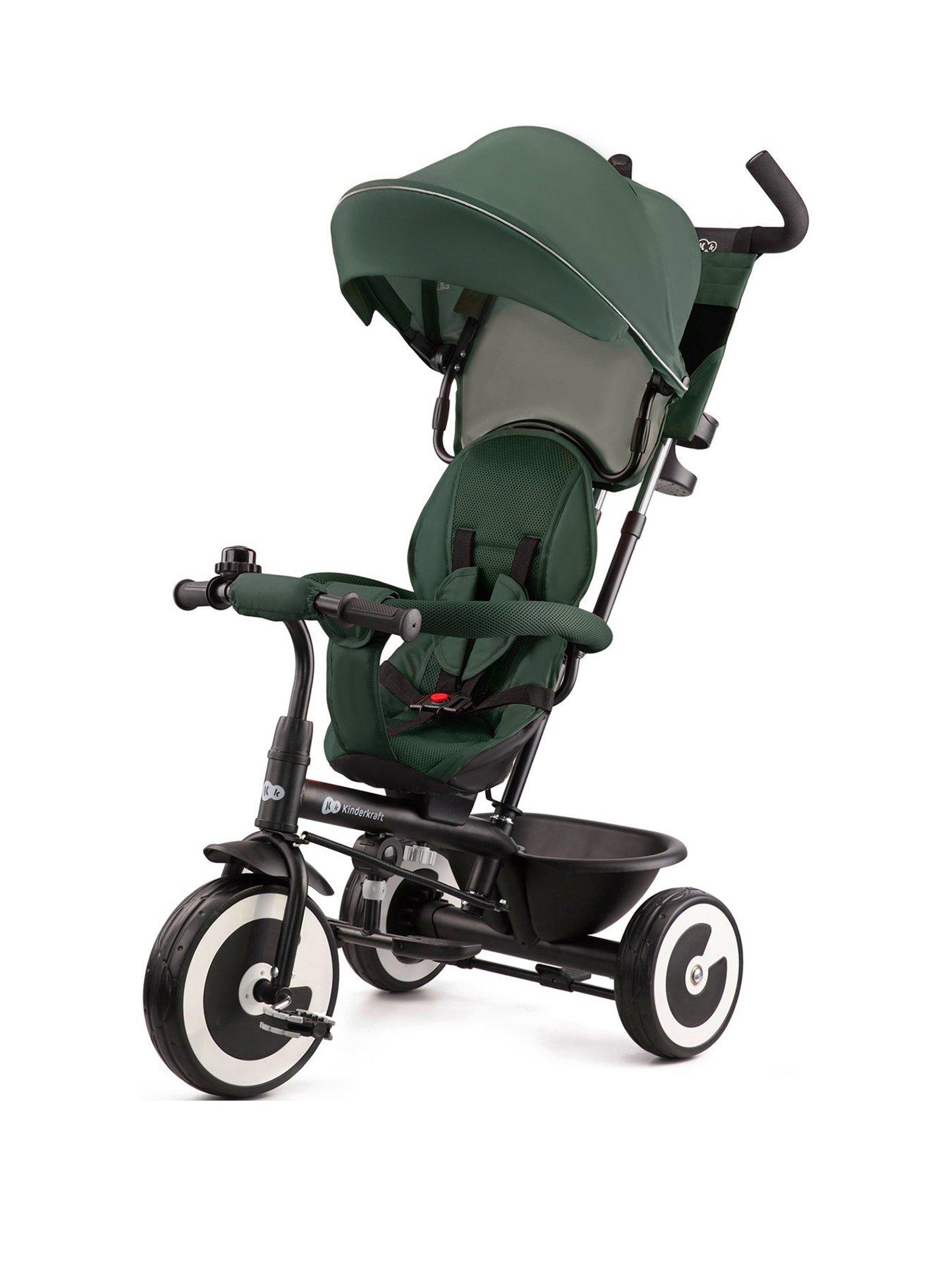 Image 1 of 8 of Kinderkraft ASTON Tricycle - Mystic Green