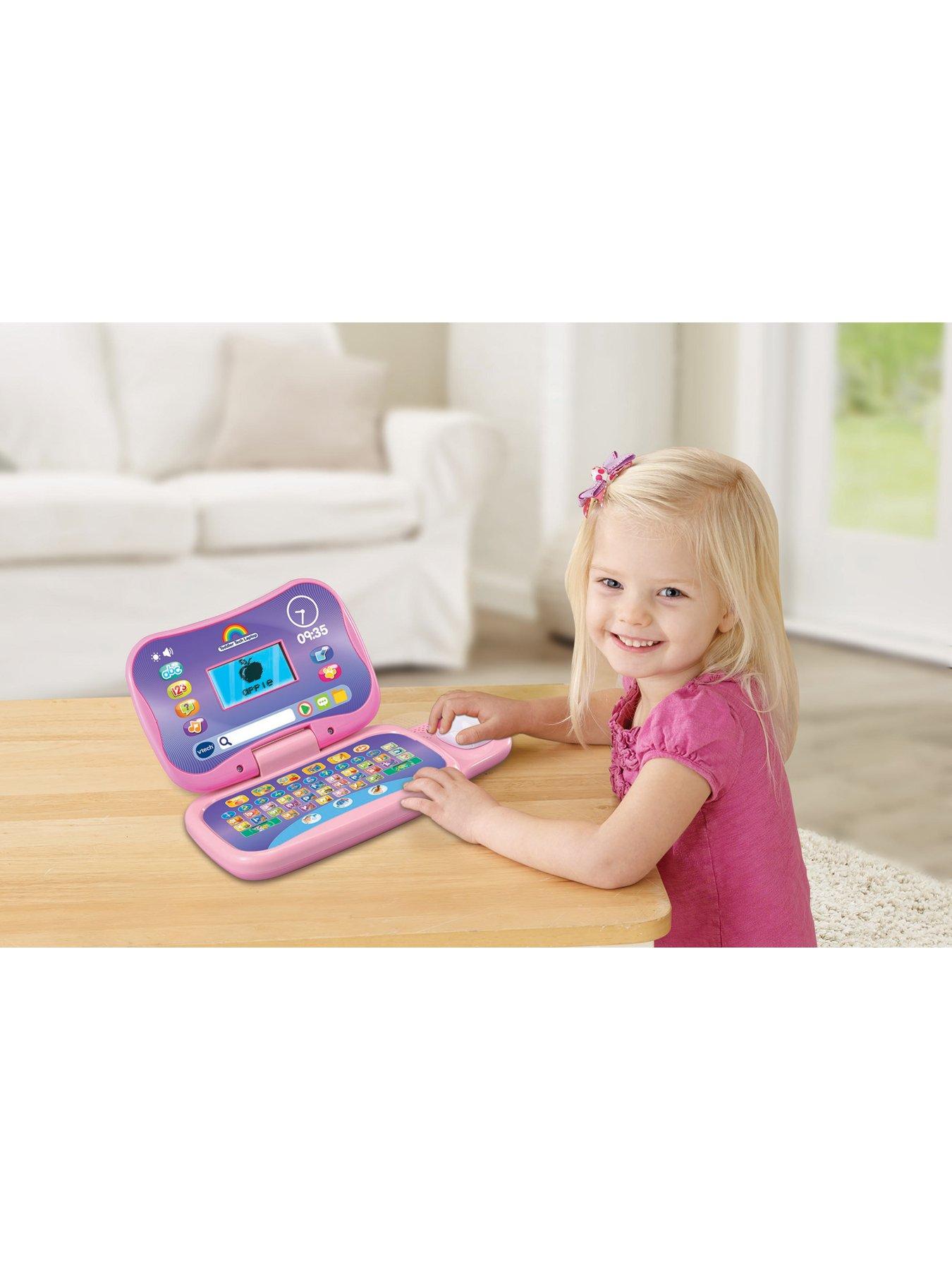 Image 1 of 6 of VTech Toddler Tech Laptop pink