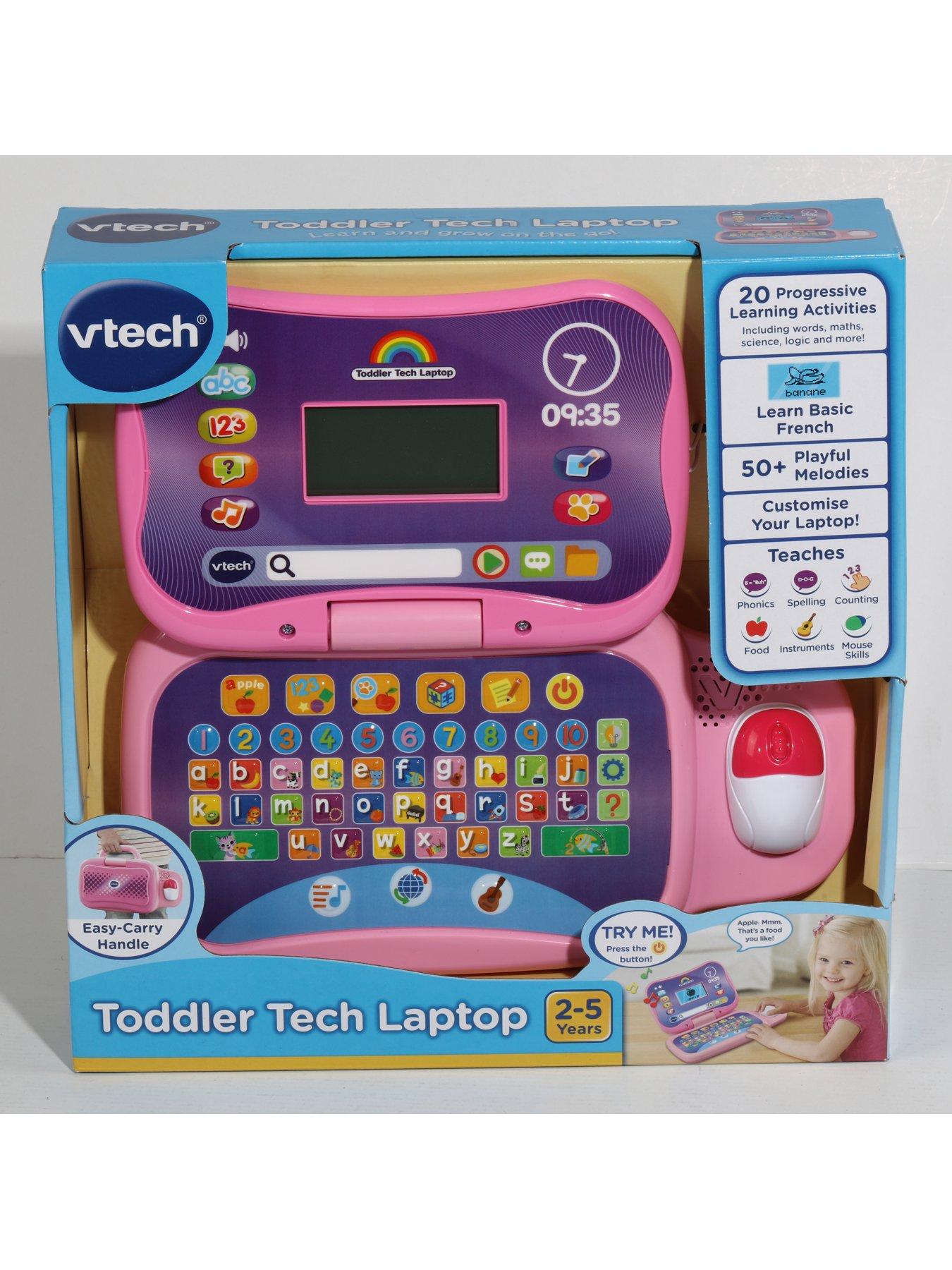 Image 6 of 6 of VTech Toddler Tech Laptop pink