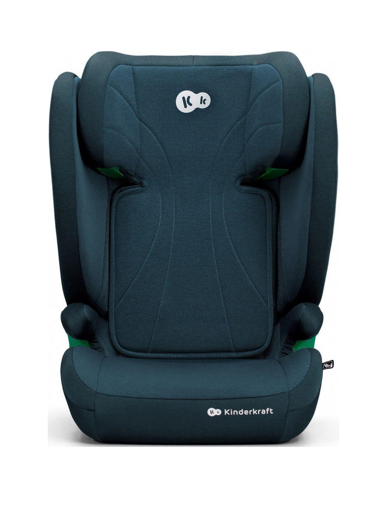Image 1 of 8 of Kinderkraft JUNIOR FIX 2 i-Size Car Seat 100-150 cm - Harbour Blue (R129)