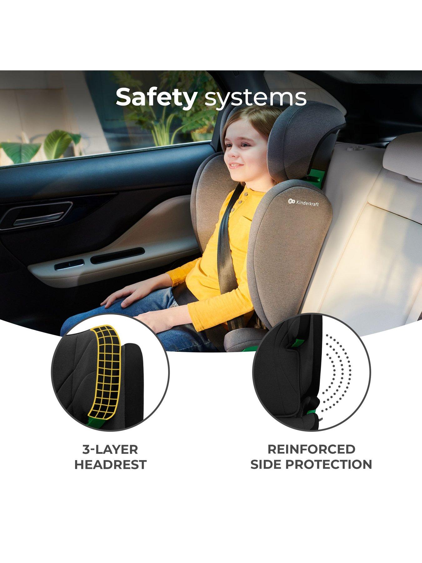 Image 4 of 8 of Kinderkraft JUNIOR FIX 2 i-Size Car Seat 100-150 cm - Harbour Blue (R129)