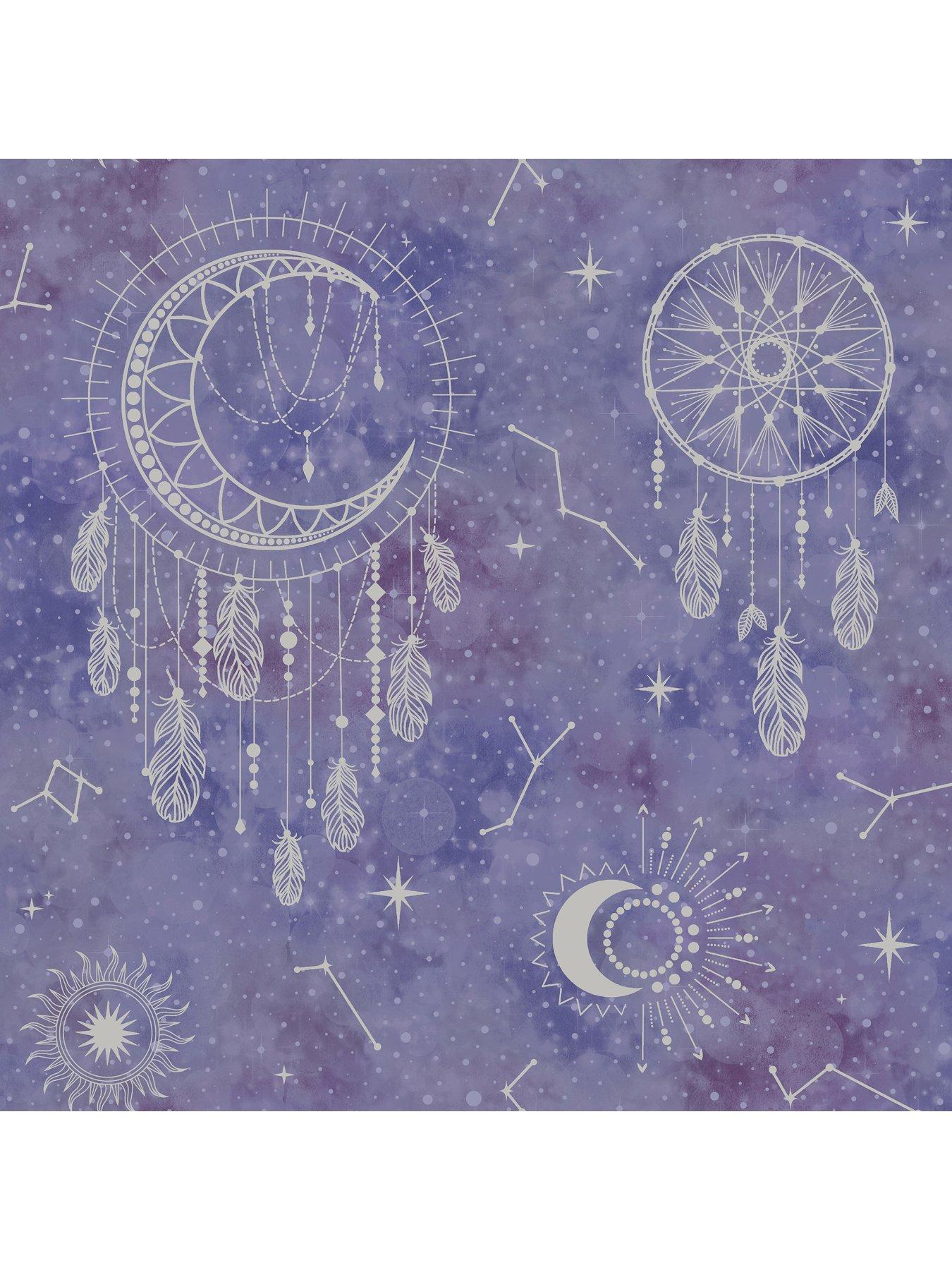 holden-decor-dreamcatcher-wallpaper-purplesilverstillFront