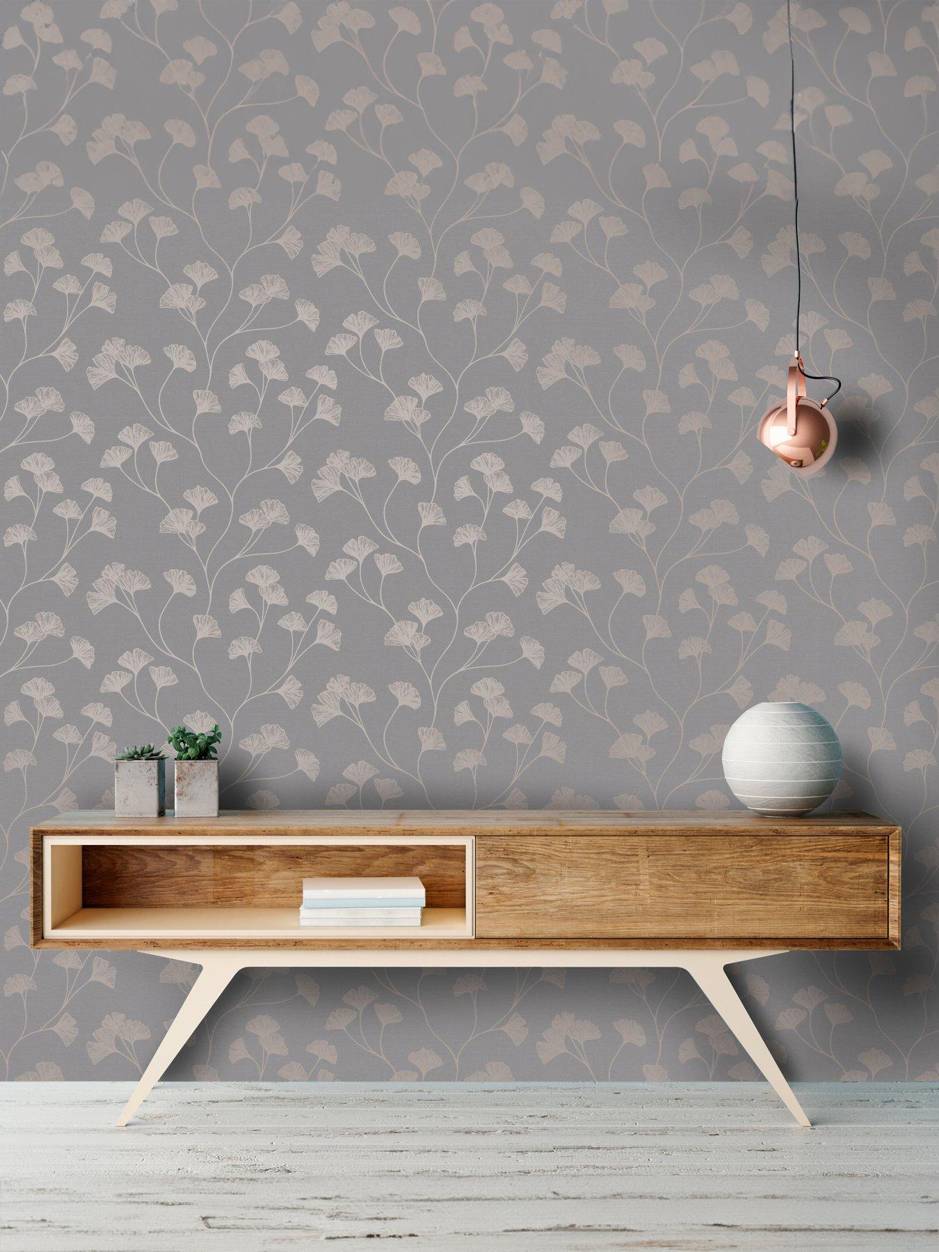 holden-decor-glistening-ginkgo-wallpaper-dark-grey-rose-goldfront