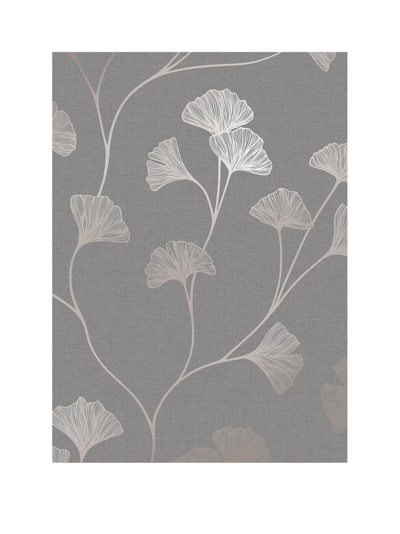 holden-decor-glistening-ginkgo-wallpaper-dark-grey-rose-goldstillFront