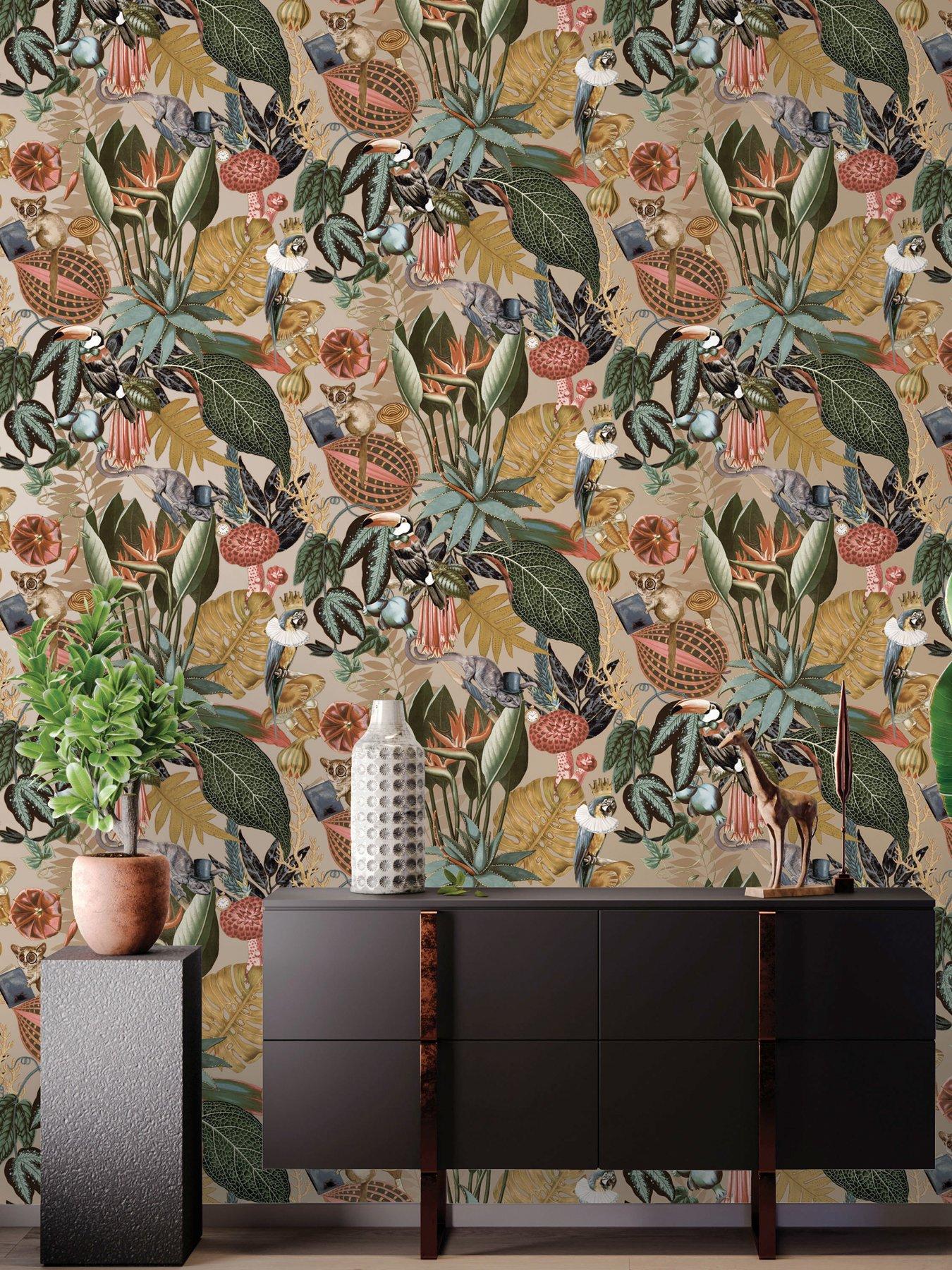 Image 1 of 5 of Holden Decor Wonderland Wallpaper - Gold