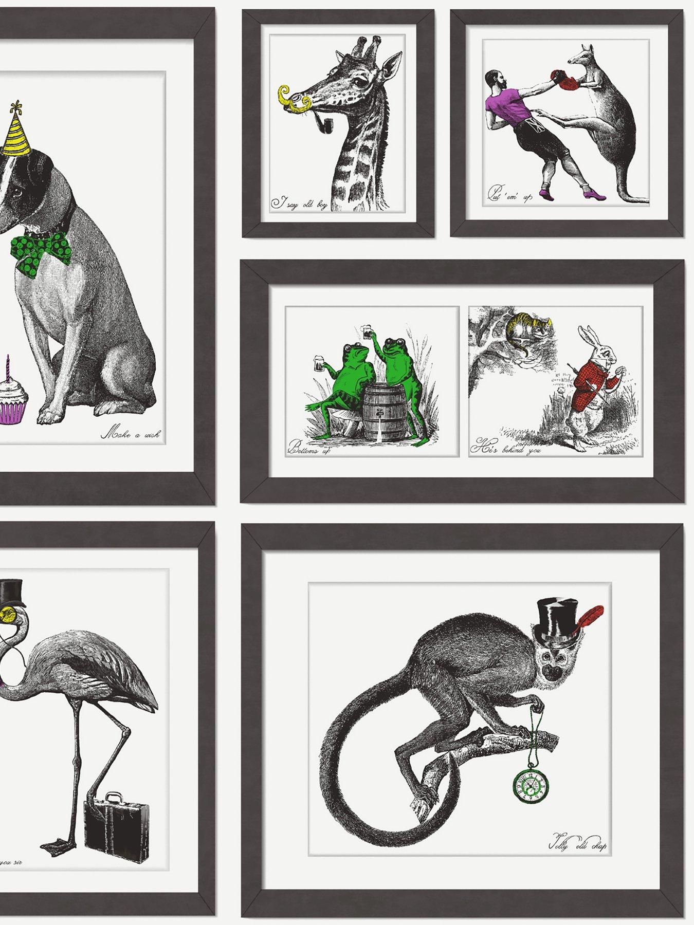Image 2 of 5 of Holden Decor Mad Dogs Wallpaper